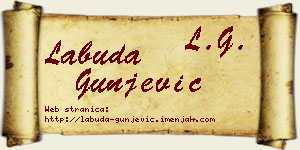 Labuda Gunjević vizit kartica